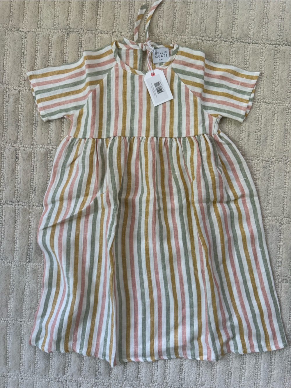 Nellie Quats one of a kind linen dress - Picture 1 of 1